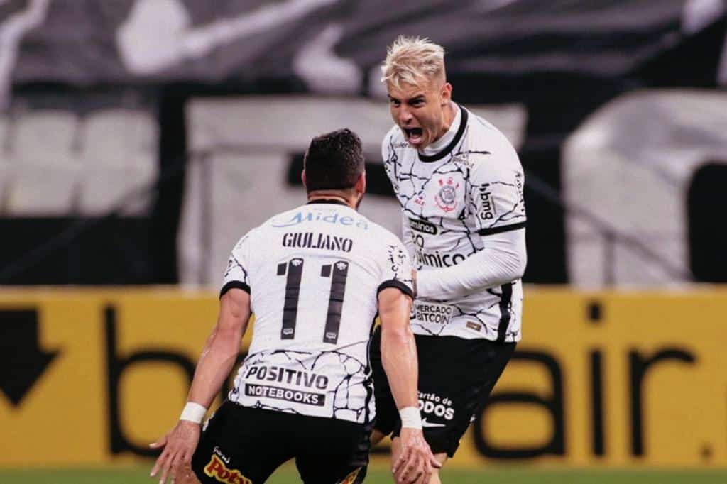 Roger Guedes se destaca e participa de todos os gols do jogo entre Corinthians e Palmeiras desta noite. (Foto: Rodrigo Coca/Agência Corinthians)