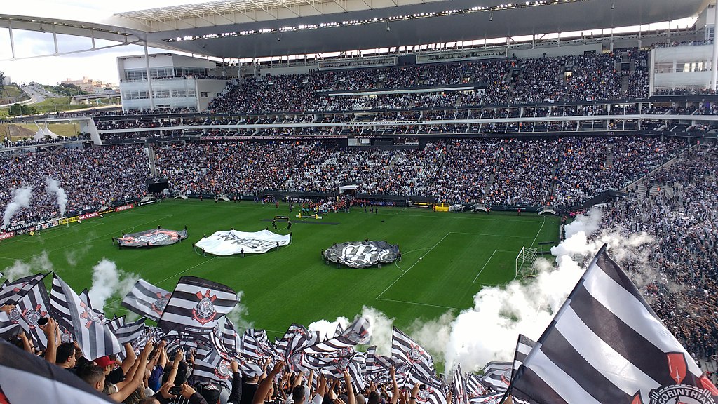 Fiel torcida lotou a Neo Química Arena na final do Paulistão de 2017 (Foto: Agência Corinthians)