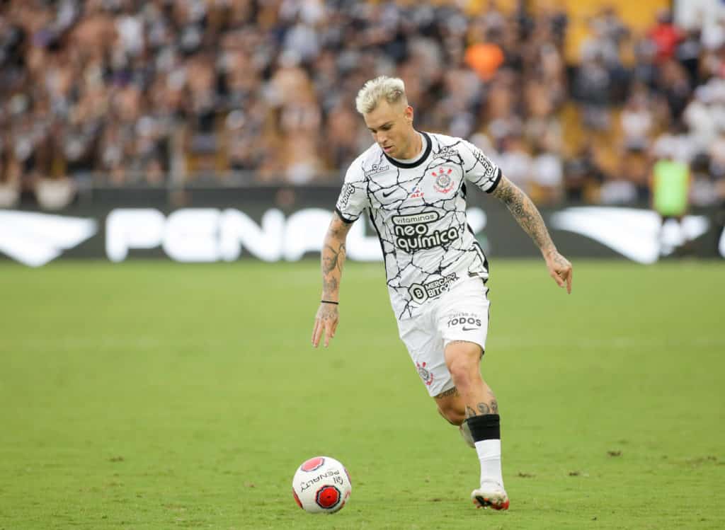 Róger Guedes em campo pelo Corinthians (Foto: Rodrigo Coca/Agência Corinthians)