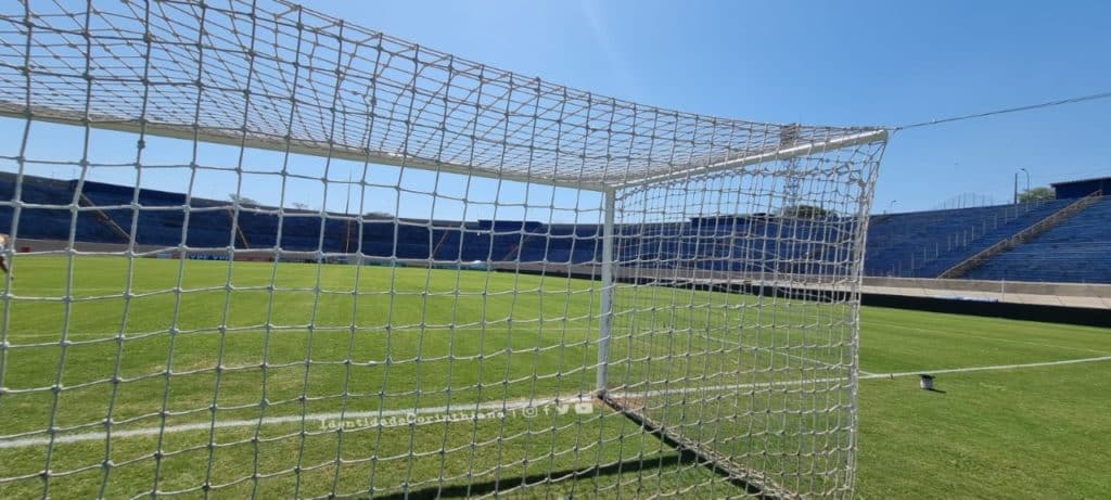 Estádio do Café, palco do confronto entre Corinthians e Portuguesa/RJ (Foto: Agência IDC)