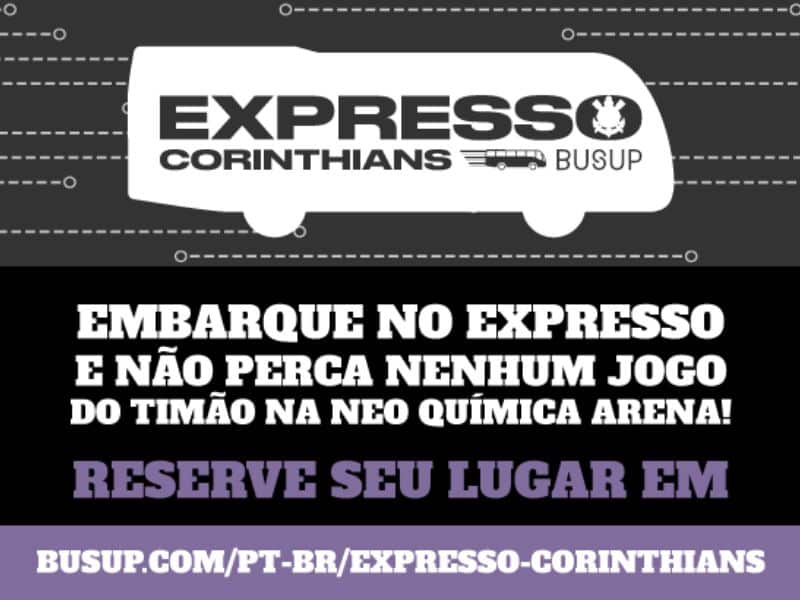 Corinthians anuncia ônibus expresso para torcedores à Neo Química Arena