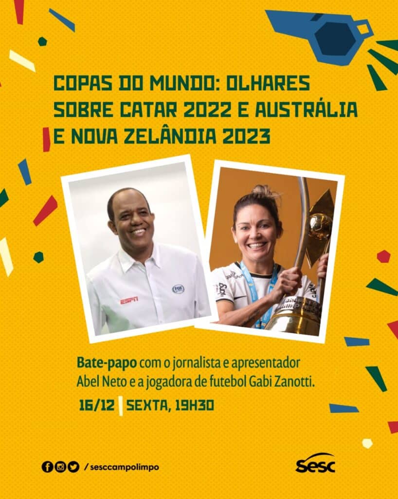 Gabi Zanotti, jogadora do Corinthians participa de debate sobre a Copa do Mundo