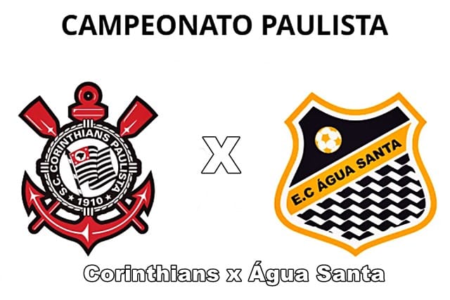 Corinthians x Água Santa ao vivo pela segunda rodada do Campeonato Paulista.