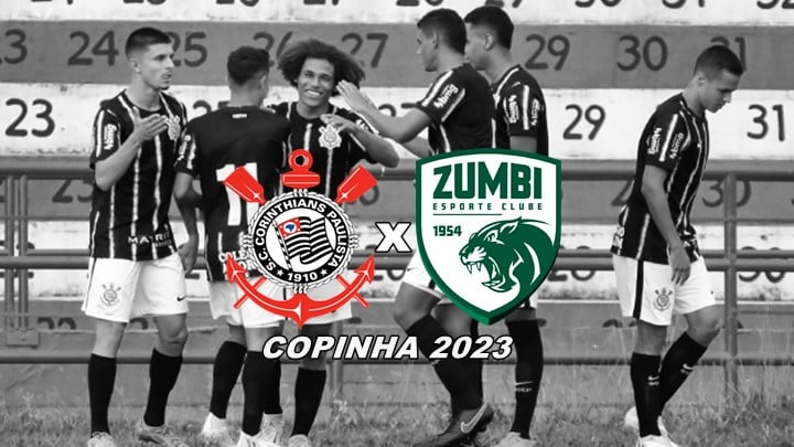 Corinthians x Zumbi-AL ao vivo pela Copinha - Copa São Paulo de Futebol Junior 2023