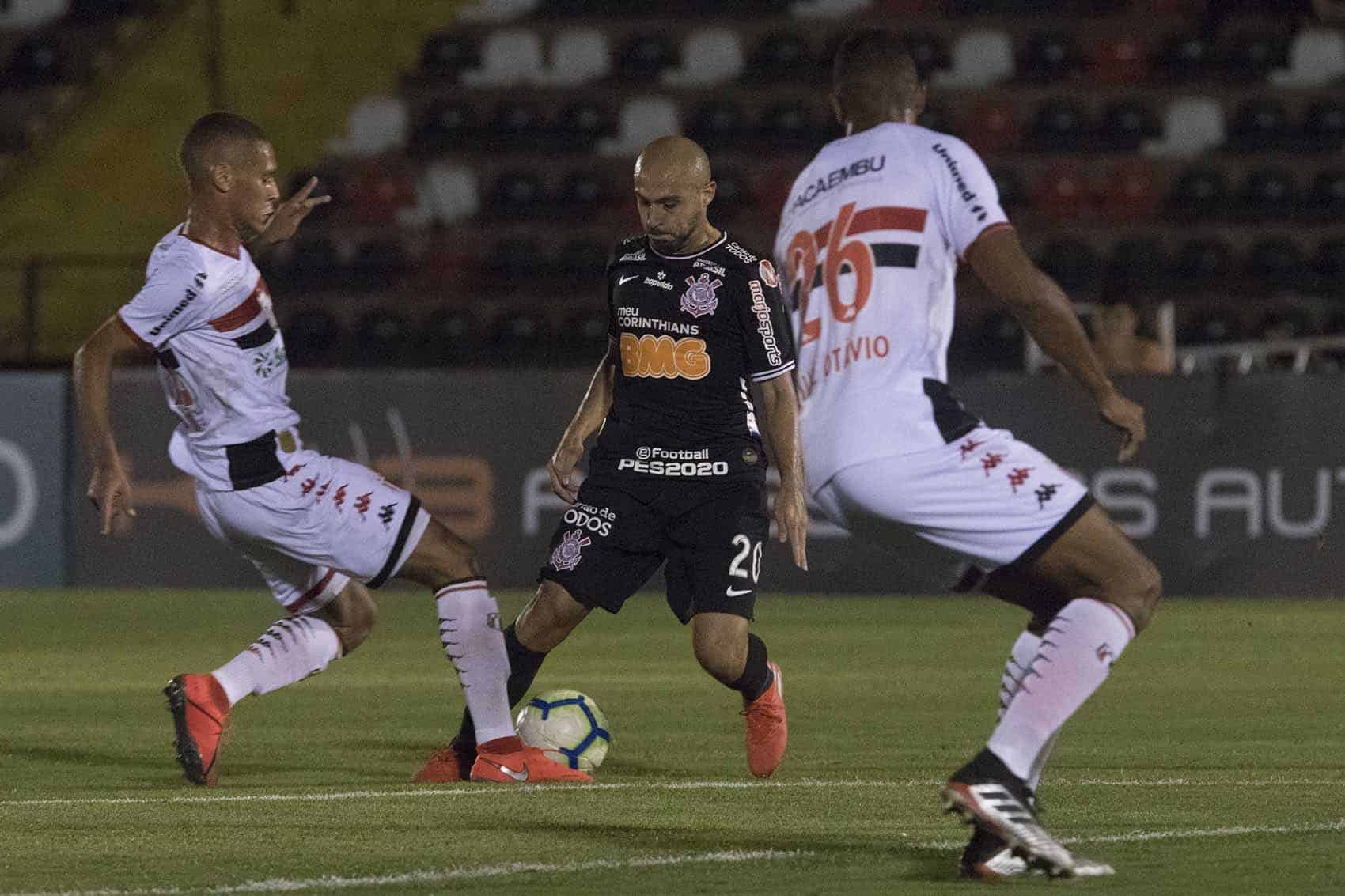 Corinthians jogou amistoso contra Botafogo-SP em 2019, mas saiu derrotado por 2 x 1. (Foto: Reprodução/Daniel Augusto Jr./Ag. Corinthians)