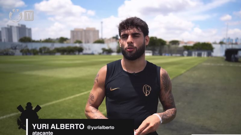 Yuri Alberto se diz mais preparado psicologicamente para clássico do Corinthians contra o Santos