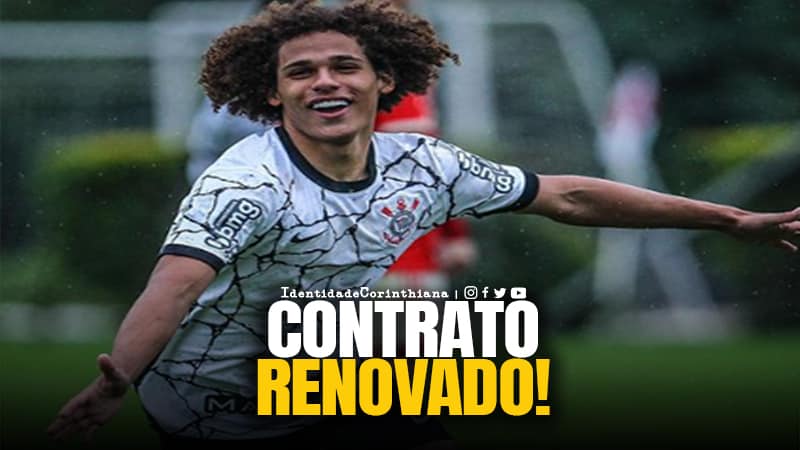 Corinthians renova contrato de joia da base