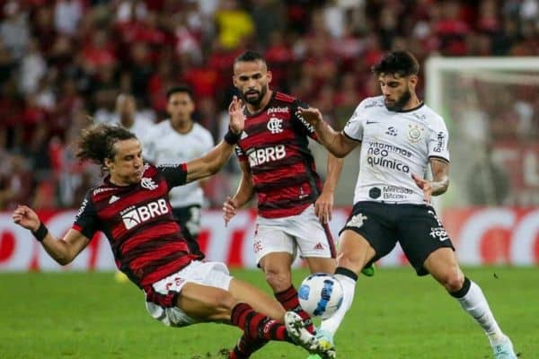 Yuri Alberto jogando pelo Corinthians na Libertadores 2022