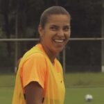 Millene se mostra animada para retornar ao seu estado natal como jogadora profissional. (Foto: Reprodução / Corinthians TV)
