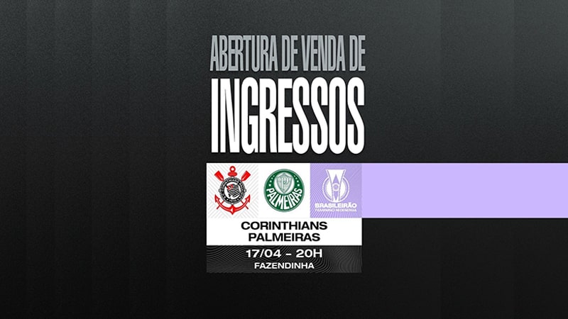 Corinthians abre venda de ingressos para Dérbi feminino contra o Palmeiras