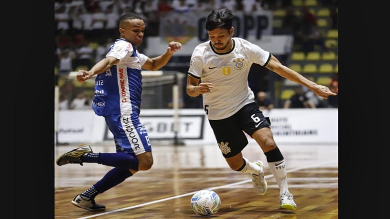 Corinthians x Pato Futsal empatam em jogo de quatro gols pela LNF Foto - Site da LNF