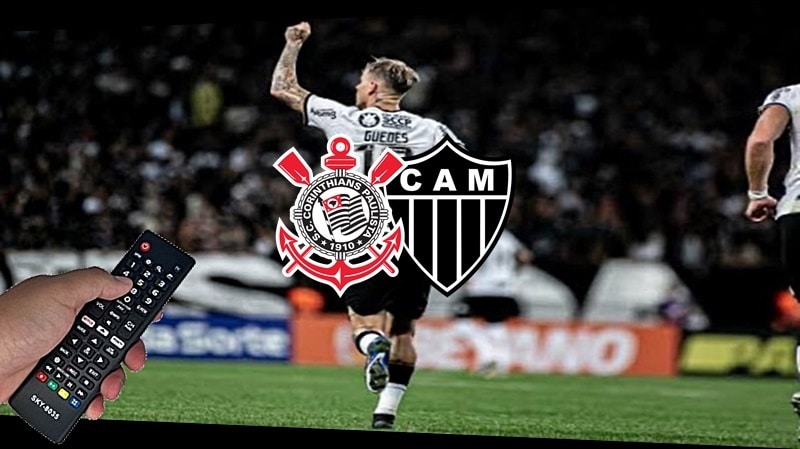 Corinthians x Atletico Mineiro ao vivo - Roger Guedes