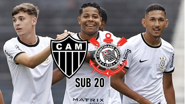 Onde assistir Atlético Mineiro x Corinthians sub-20 ao vivo pelo Brasileirão
