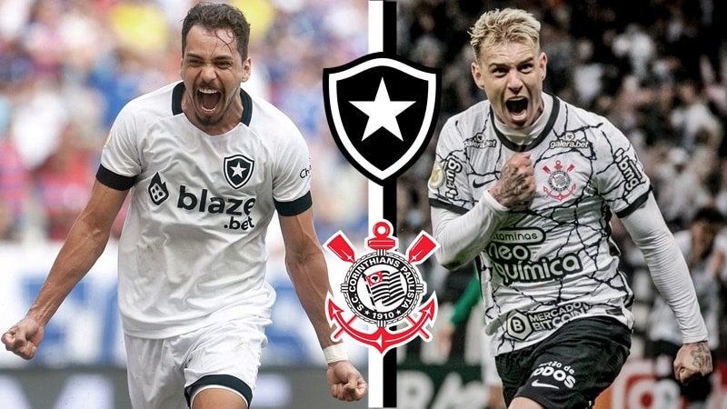 Qual canal vai transmitir Botafogo x Corinthians ao vivo e online pelo Brasileirão
