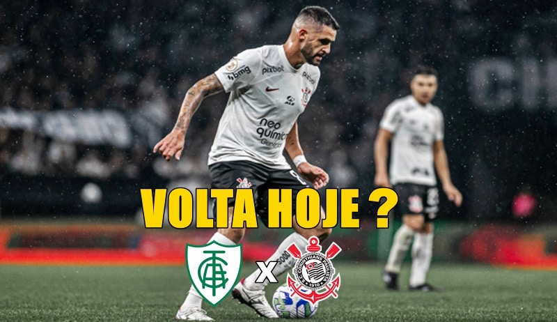 Renato Augusto vai jogar hoje pelo Corinthians pela Copa do Brasil