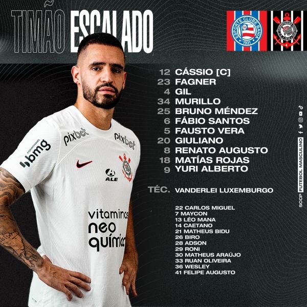 corinthians-escalado-para-jogo-contra-o-bahia-pelo-brasileirao