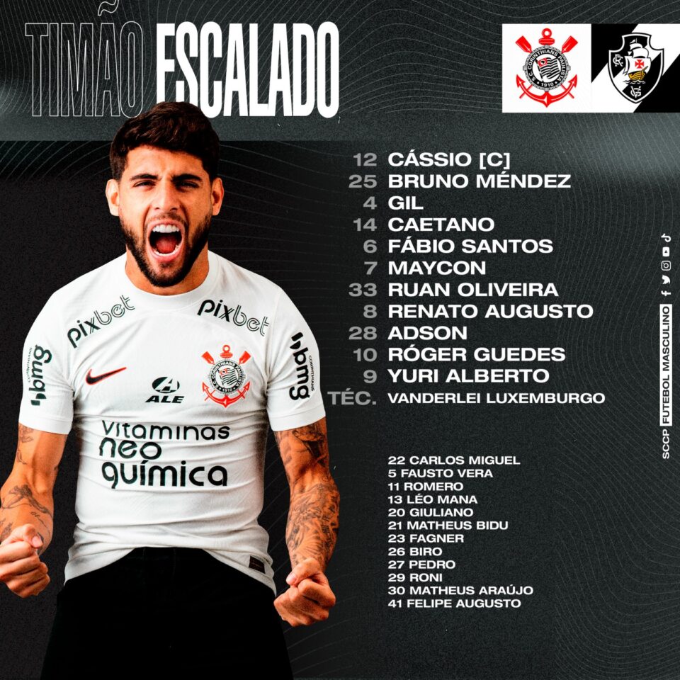 Provável titular contra o São Paulo, Róger Guedes iniciou no banco de  reservas em todos os jogos do Corinthians na Libertadores