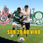 Onde assistir Corinthians x Palmeiras Sub-20 pelo Paulista