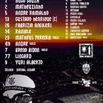 Corinthians escalado para a partida contra o Internacional