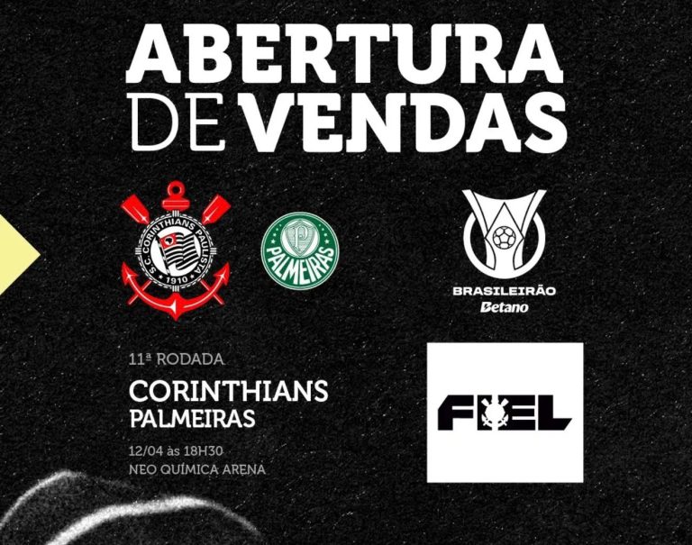 Corinthians inicia divulgação de ingresssos para o derby