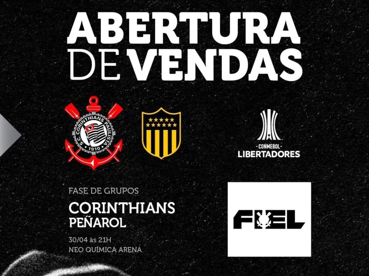Corinthians x Peñarol na Neo Química Arena; veja como funciona a compra de ingressos